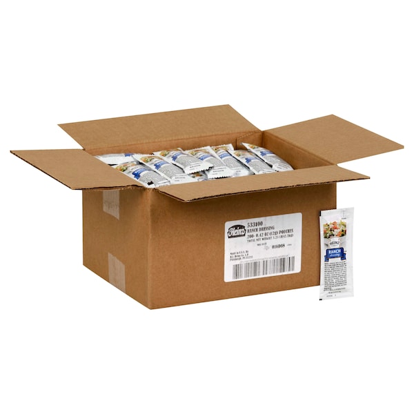 Heinz Heinz Single Serve Ranch Dressing 12g, PK200 10013000533109 - main